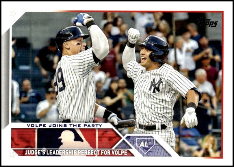 US269 Anthony Volpe Aaron Judge